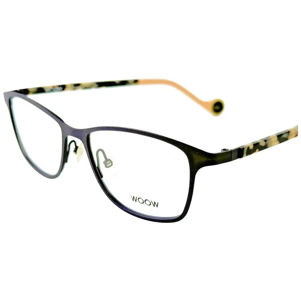 WOOW Good Job Womens Metal Eyeglass Frame 9332 Blueberry Violet 49-16 Italy